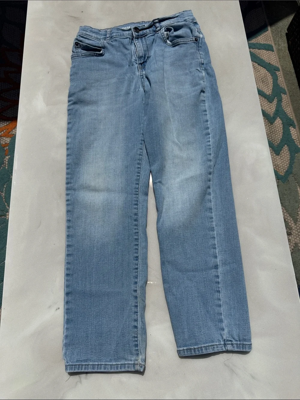 Youth Light Blue stretch straight Jeans